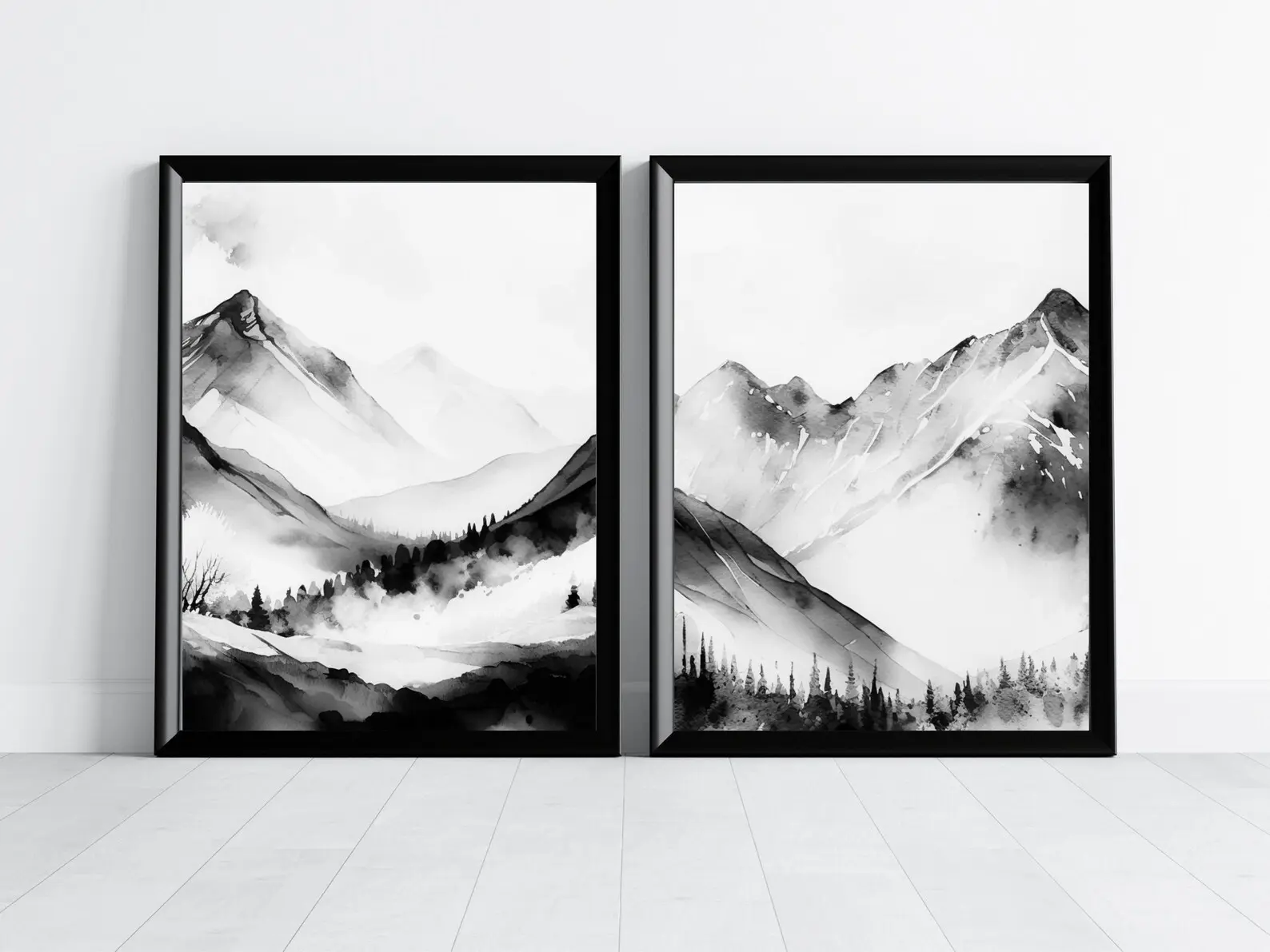 Eirene – Set of 2 Mountain Digital Wall Art